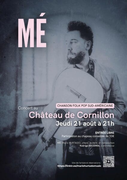 Affiche du concert de Mé (Mario Hurtado)
